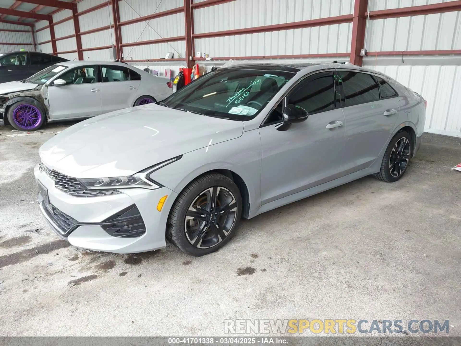 2 fotografías del automóvil dañado 5XXG64J25PG189452 KIA K5 2023