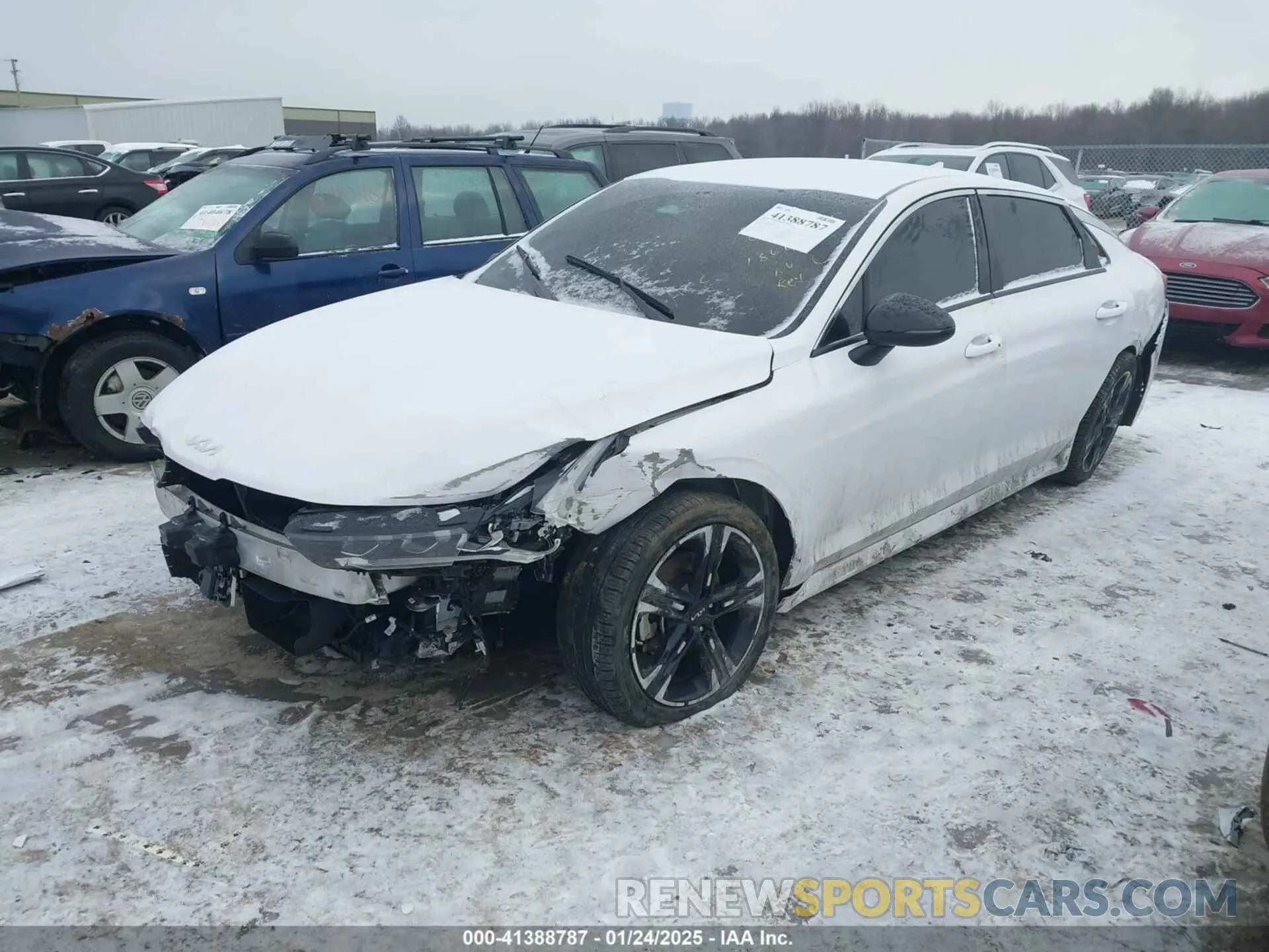 2 fotografías del automóvil dañado 5XXG64J26PG186415 KIA K5 2023