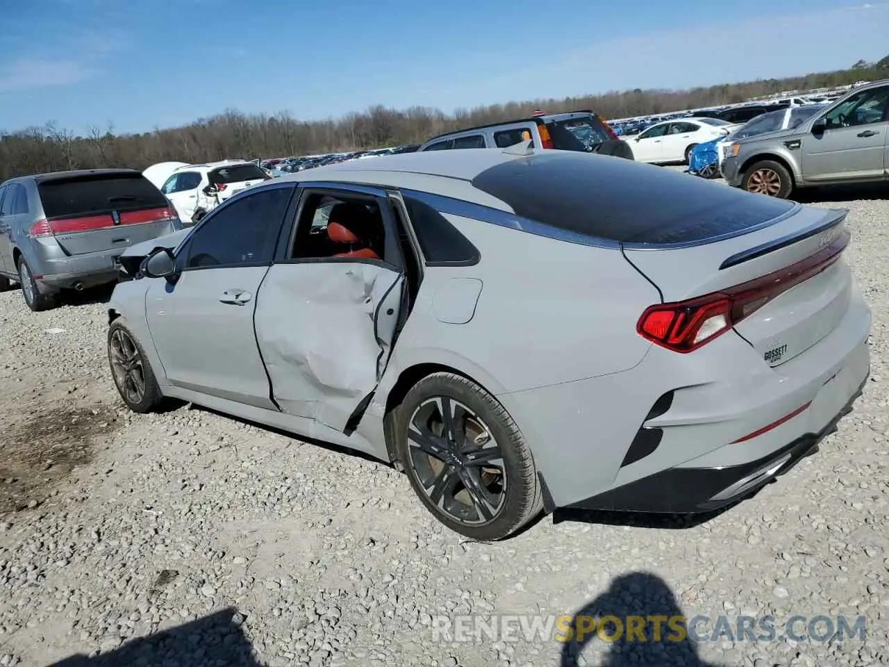 2 fotografías del automóvil dañado 5XXG64J26PG226850 KIA K5 2023