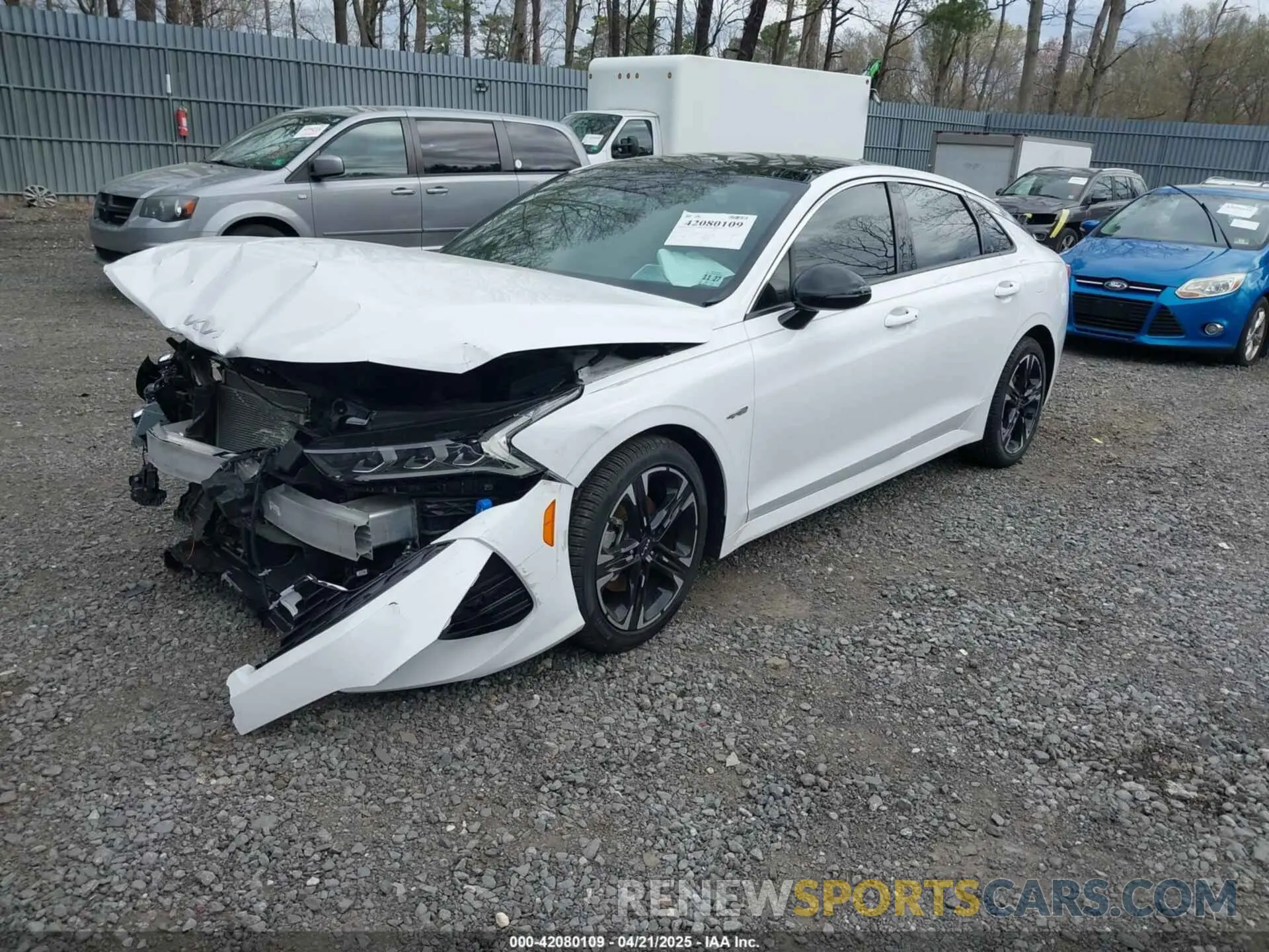 2 fotografías del automóvil dañado 5XXG64J27PG187041 KIA K5 2023