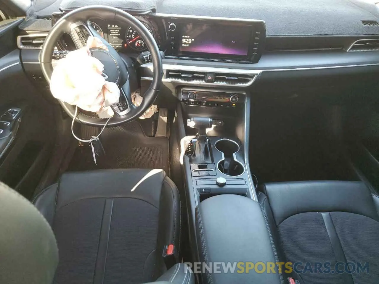 8 fotografías del automóvil dañado 5XXG64J29PG204311 KIA K5 2023