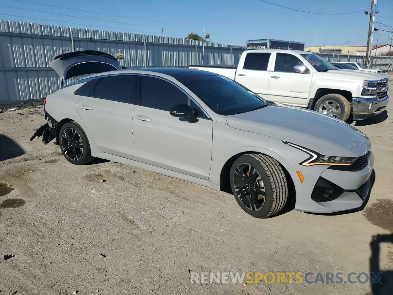 4 fotografías del automóvil dañado 5XXG64J29PG209511 KIA K5 2023