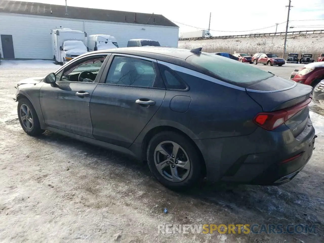 2 fotografías del automóvil dañado 5XXG14J21RG247428 KIA K5 2024