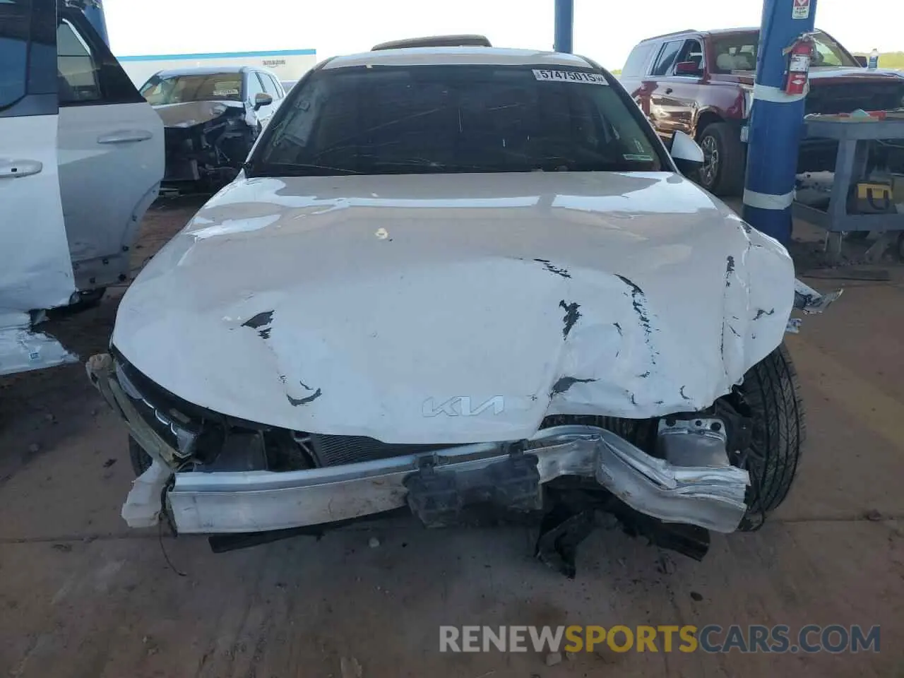 5 fotografías del automóvil dañado 5XXG14J26RG233024 KIA K5 2024