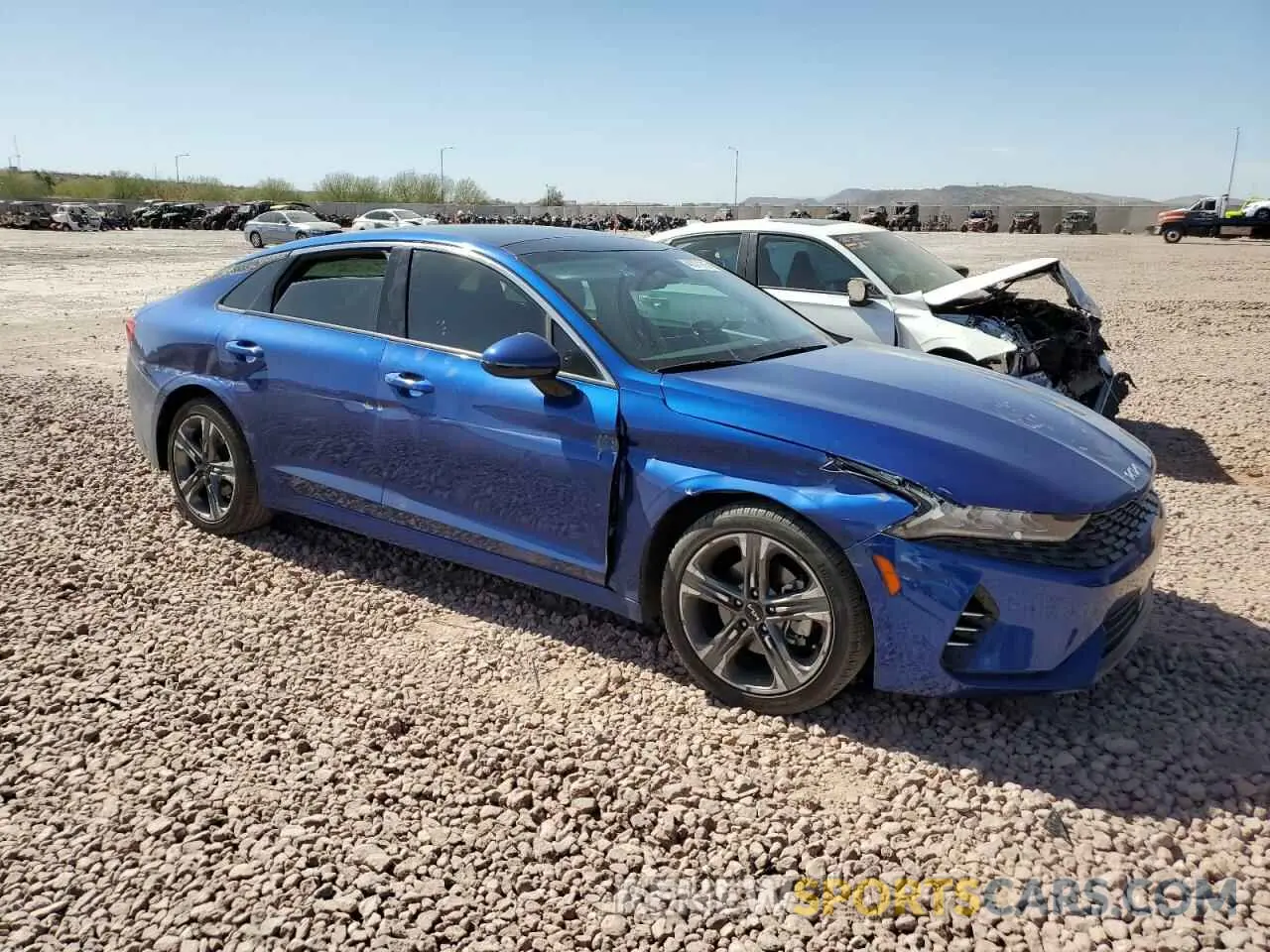 4 fotografías del automóvil dañado 5XXG34J2XRG258065 KIA K5 2024