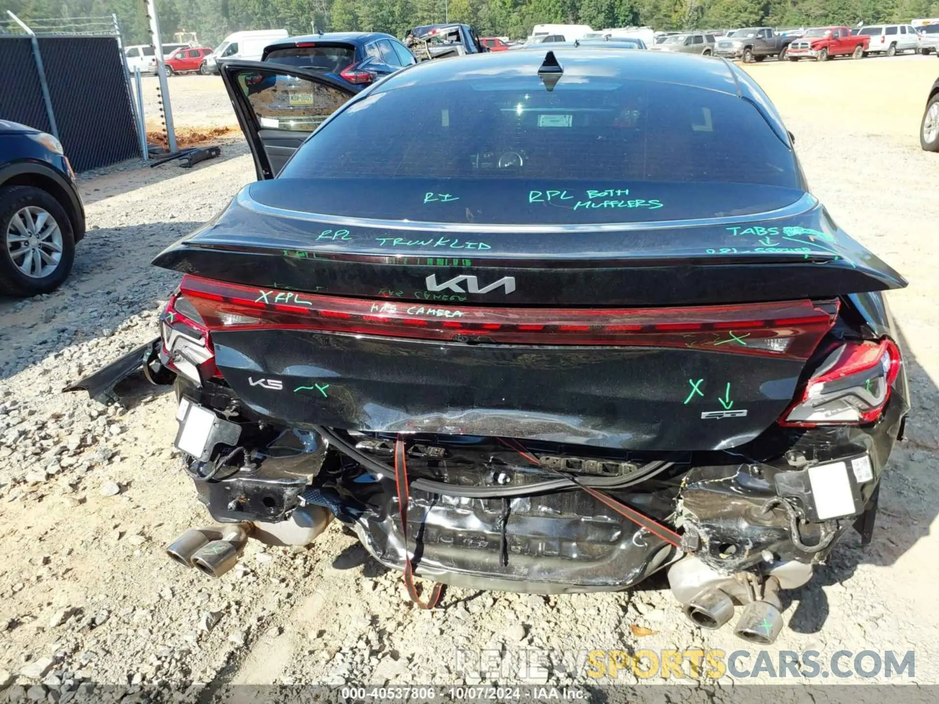 18 fotografías del automóvil dañado 5XXG44J85RG242566 KIA K5 2024