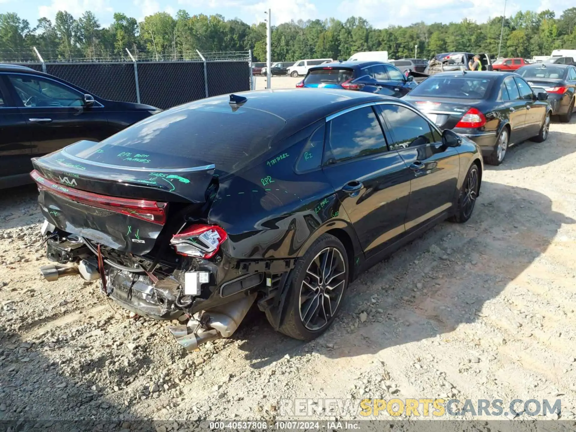 4 fotografías del automóvil dañado 5XXG44J85RG242566 KIA K5 2024