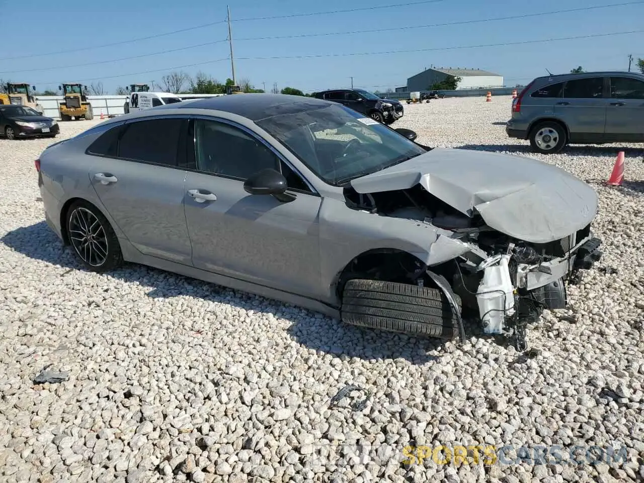 4 fotografías del automóvil dañado 5XXG44J8XRG242000 KIA K5 2024