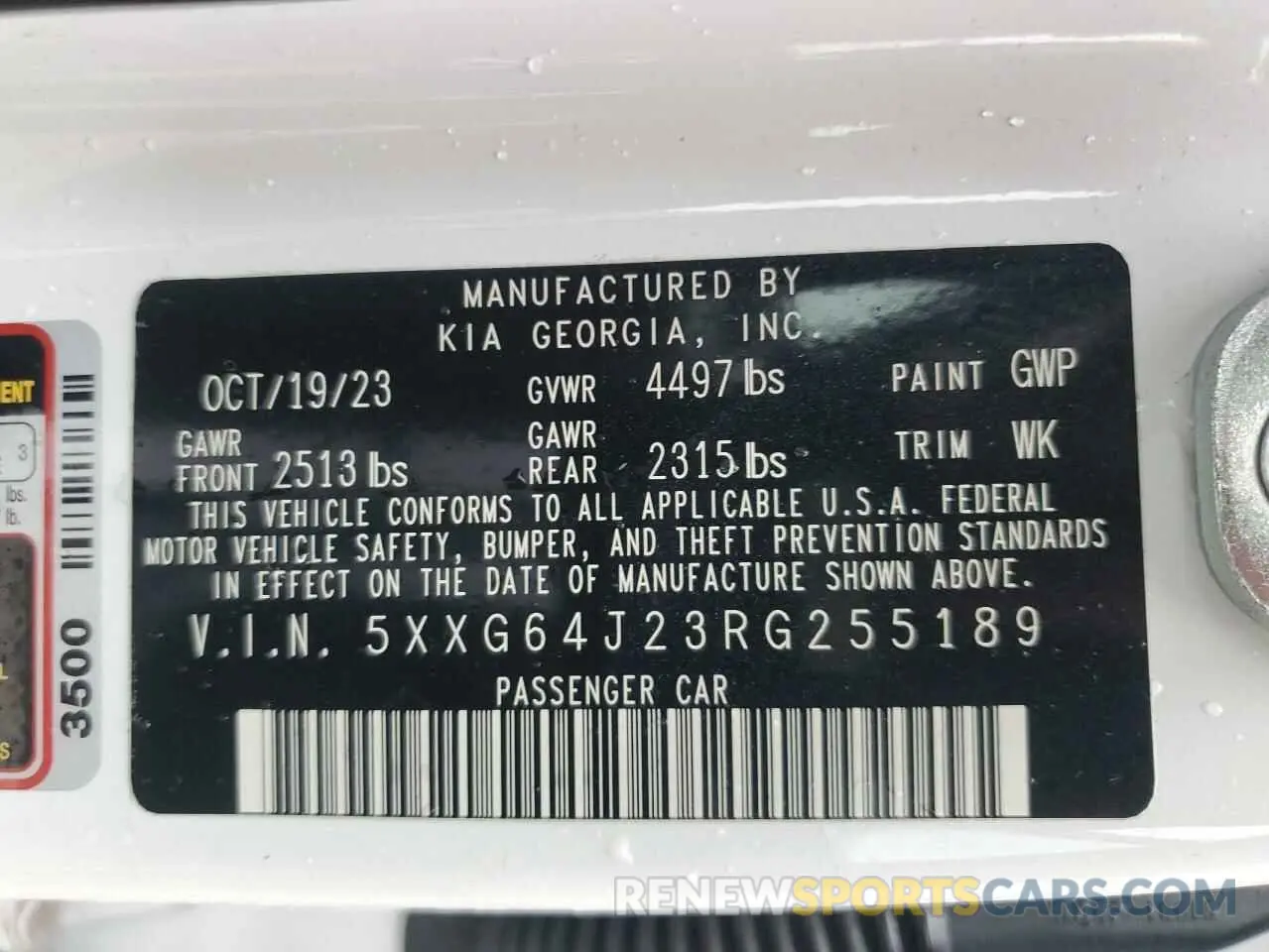 12 fotografías del automóvil dañado 5XXG64J23RG255189 KIA K5 2024