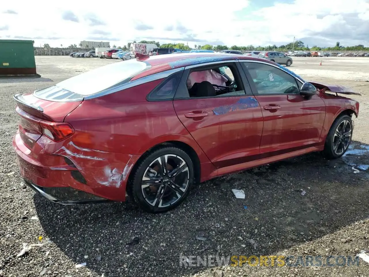 3 fotografías del automóvil dañado 5XXG64J25RG247160 KIA K5 2024