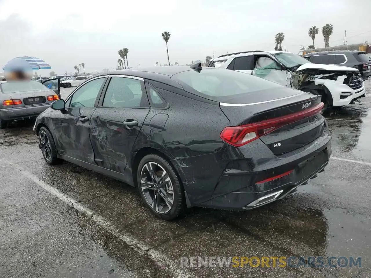 2 fotografías del automóvil dañado 5XXG64J25RG258515 KIA K5 2024