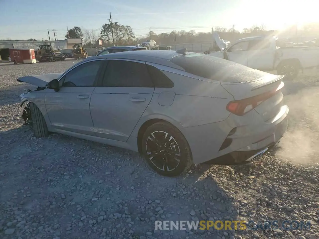 2 fotografías del automóvil dañado 5XXG64J27RG238301 KIA K5 2024
