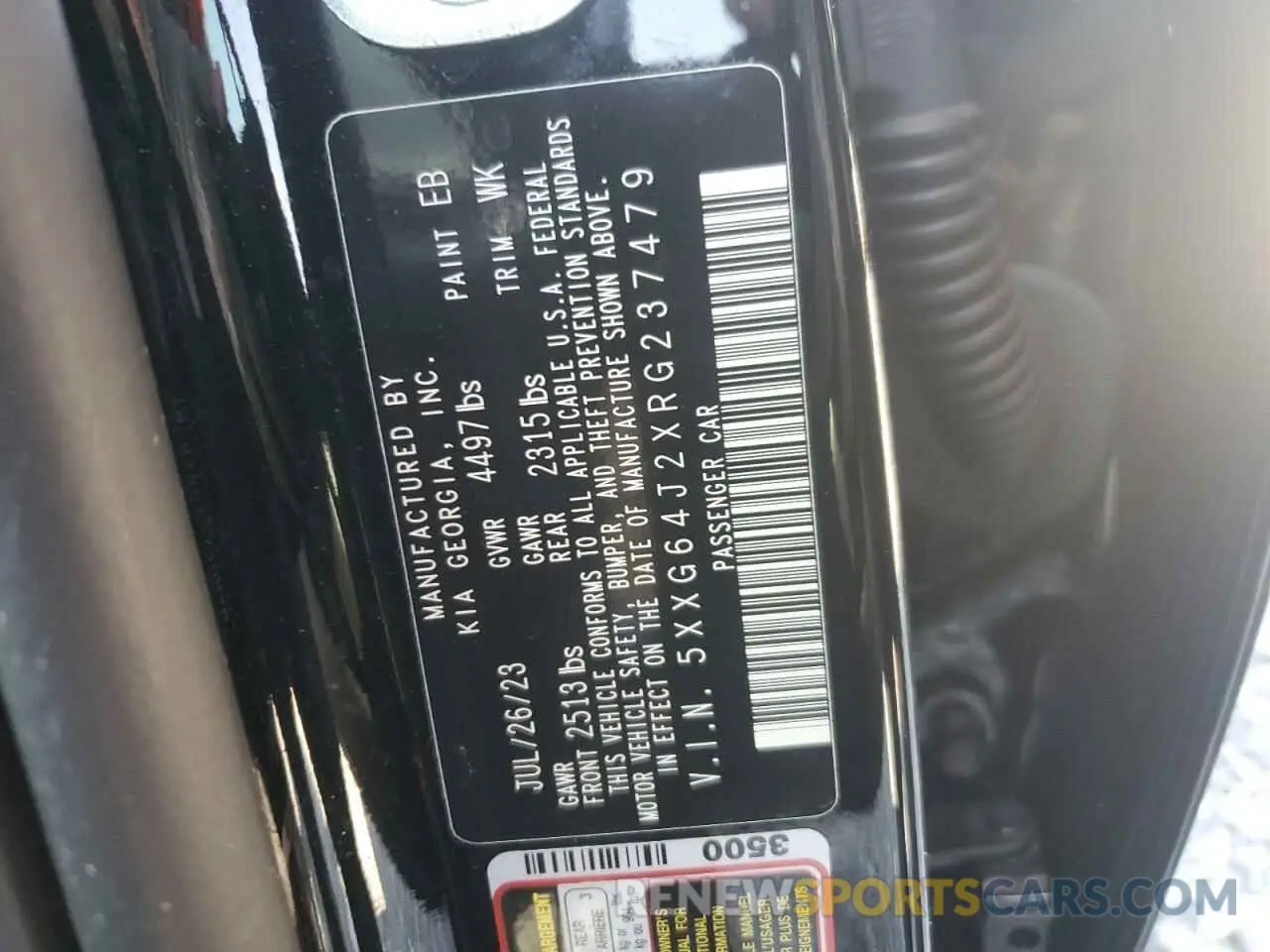 13 fotografías del automóvil dañado 5XXG64J2XRG237479 KIA K5 2024