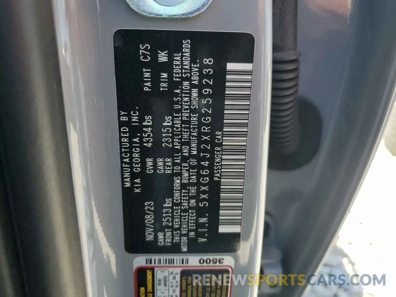 13 fotografías del automóvil dañado 5XXG64J2XRG259238 KIA K5 2024