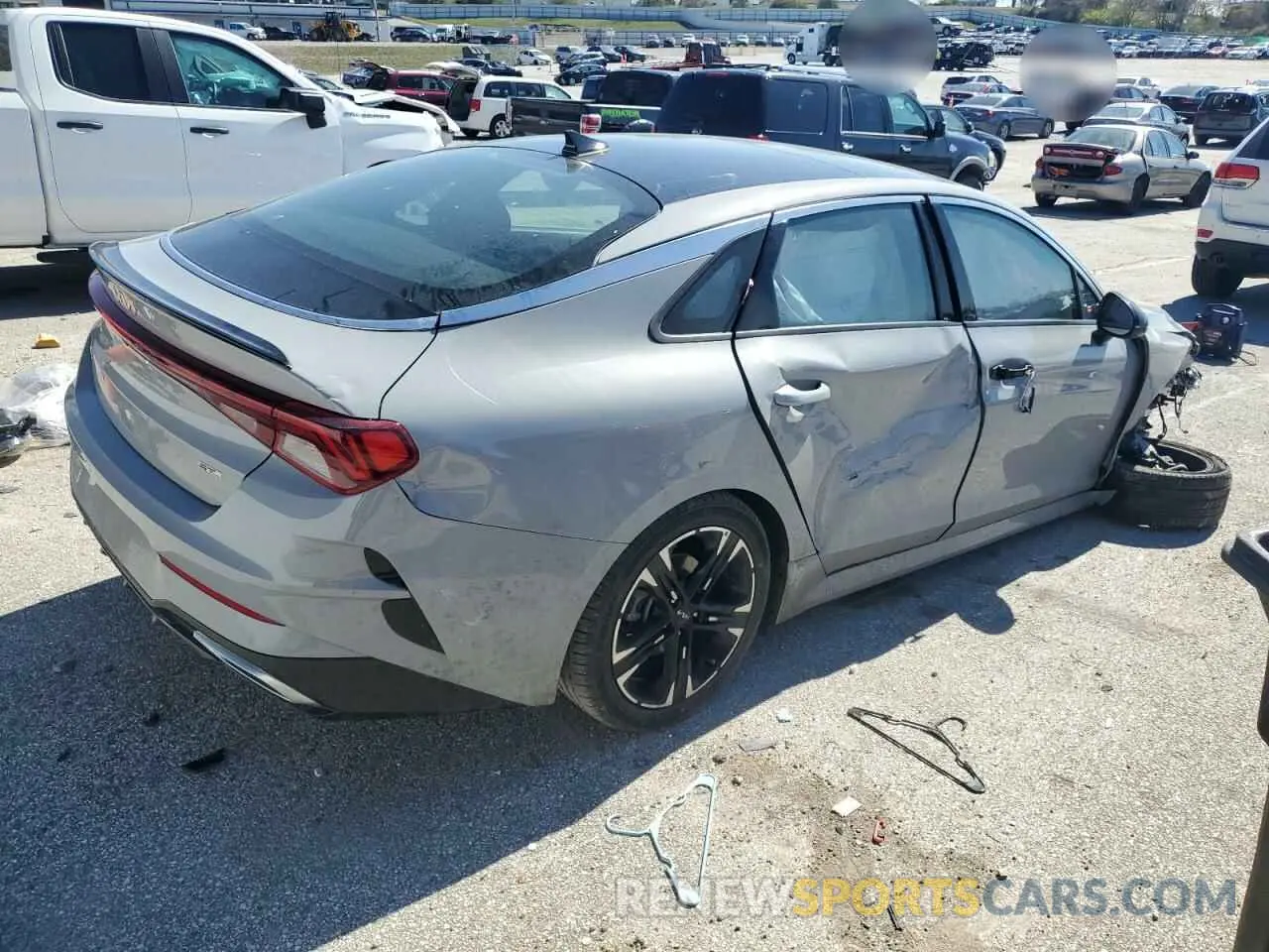 3 fotografías del automóvil dañado 5XXG64J2XRG263144 KIA K5 2024