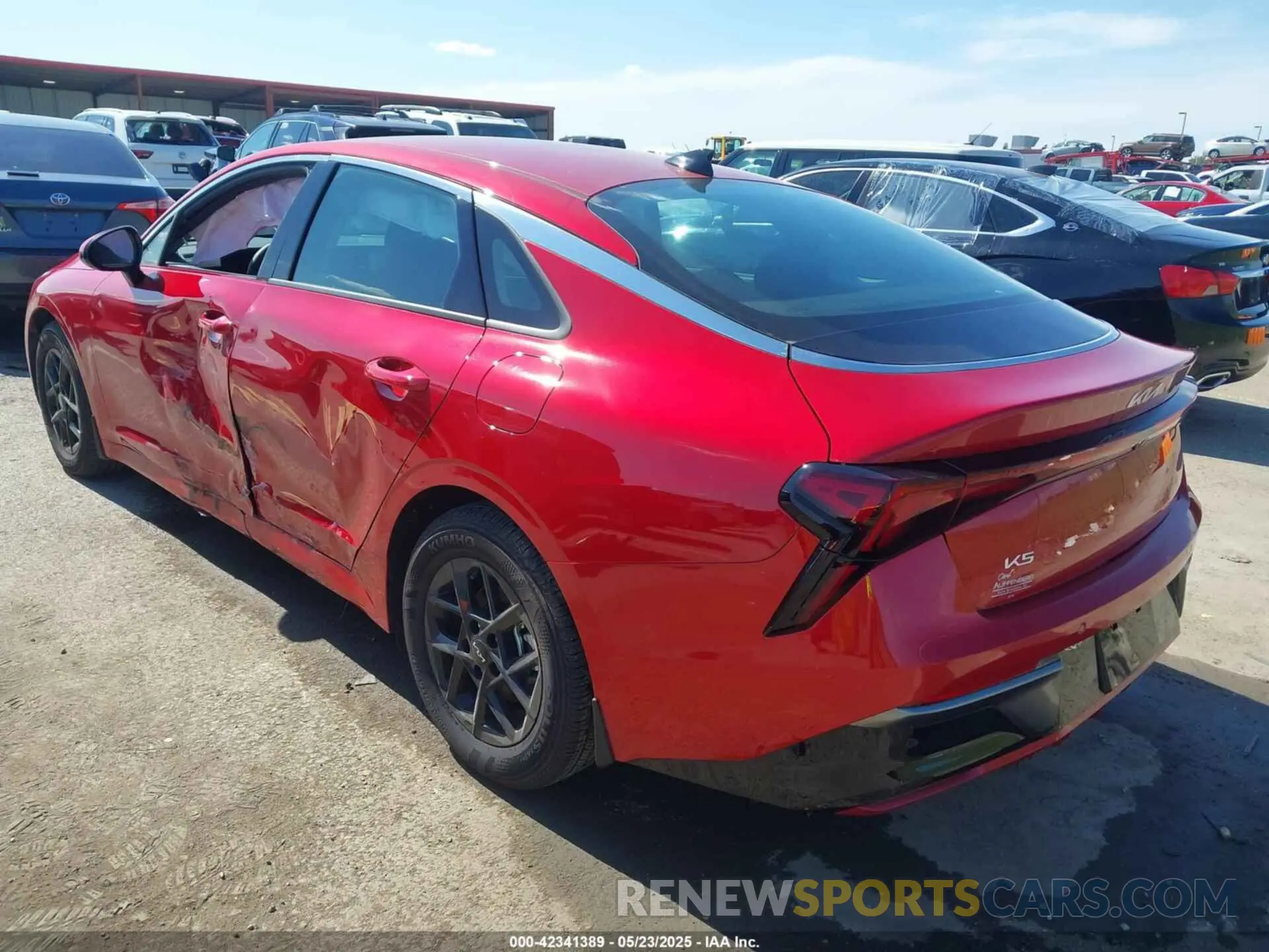 3 fotografías del automóvil dañado KNAG24J77S5289697 KIA K5 2025