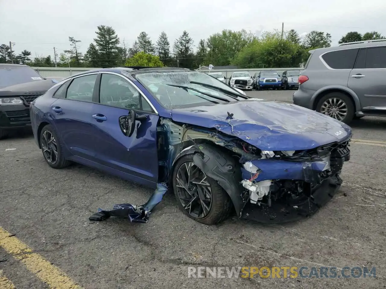 4 fotografías del automóvil dañado KNAG64J71S5350661 KIA K5 2025