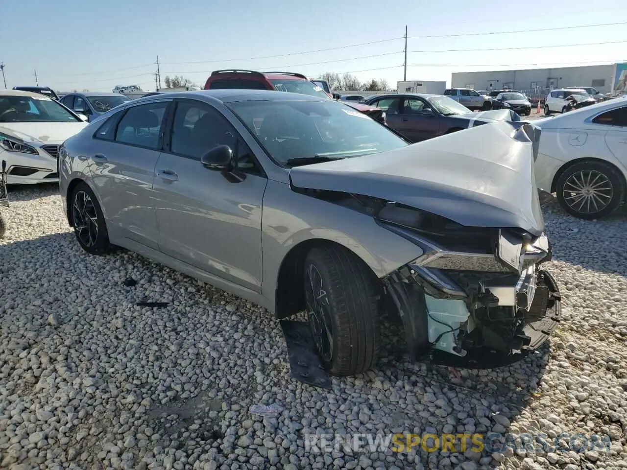 4 fotografías del automóvil dañado KNAG64J73S5326653 KIA K5 2025