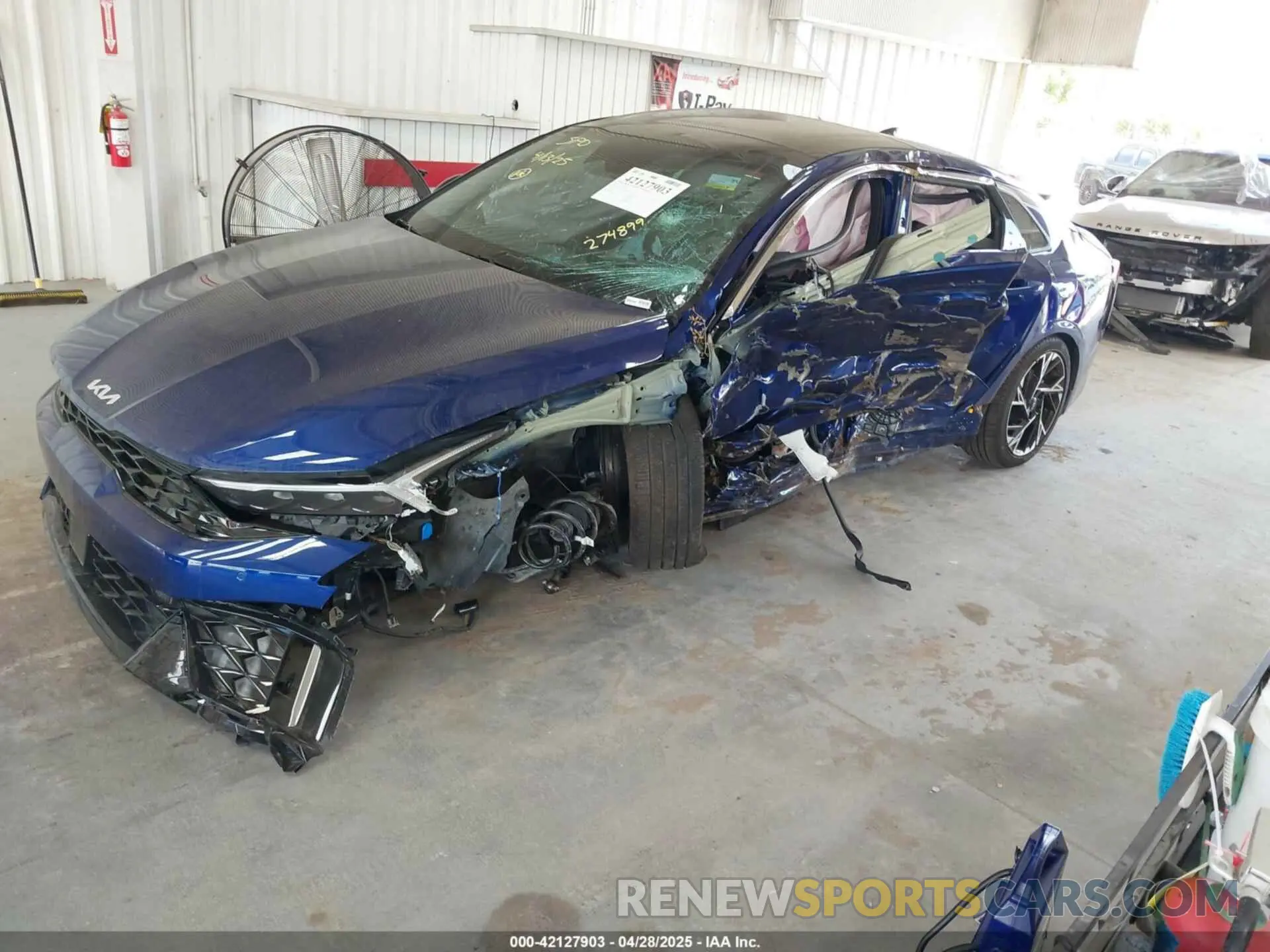 2 fotografías del automóvil dañado KNAG64J74S5274899 KIA K5 2025