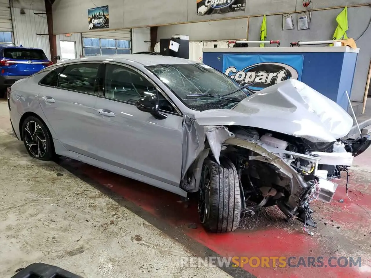 4 fotografías del automóvil dañado KNAG64J74S5335961 KIA K5 2025