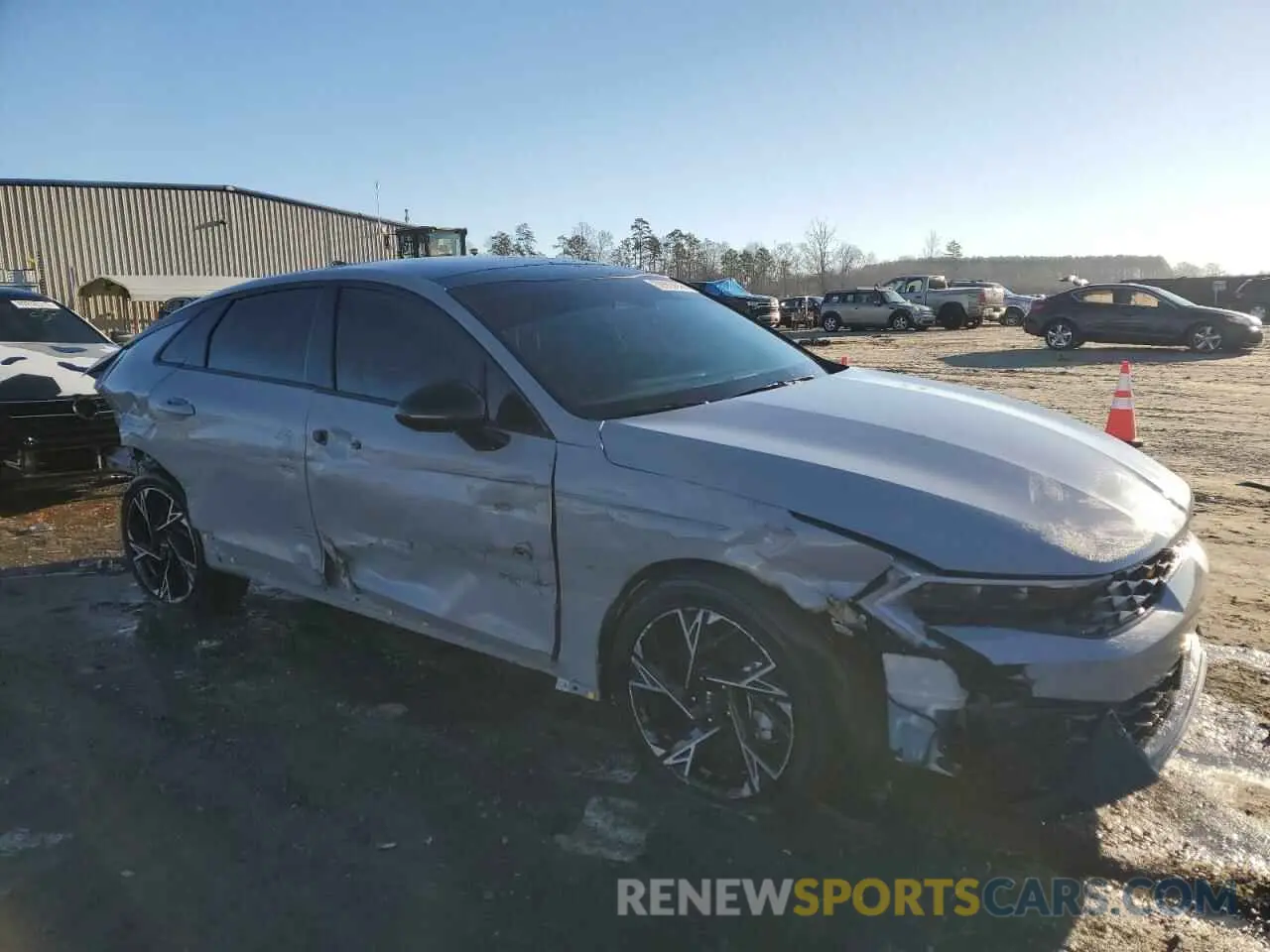 4 fotografías del automóvil dañado KNAG64J75S5320739 KIA K5 2025