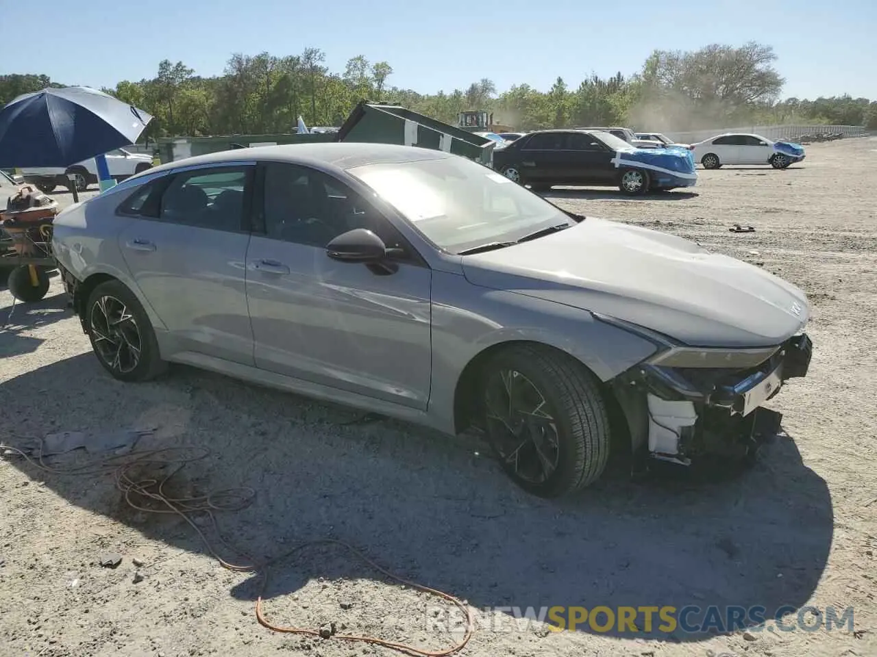 4 fotografías del automóvil dañado KNAG64J78S5307760 KIA K5 2025