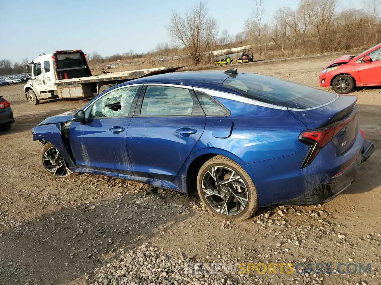 2 fotografías del automóvil dañado KNAG64J78S5322341 KIA K5 2025