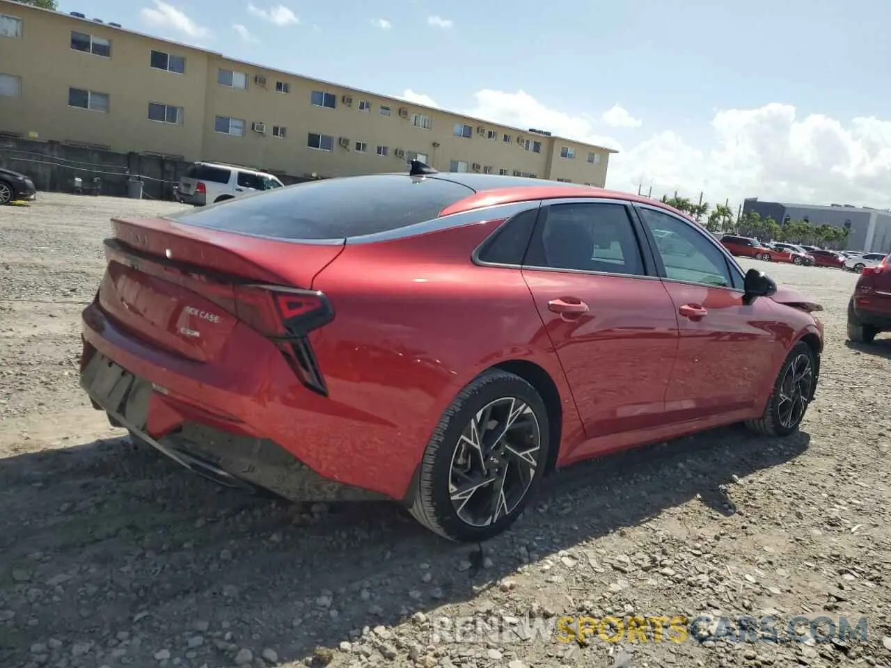 3 fotografías del automóvil dañado KNAG64J79S5281041 KIA K5 2025