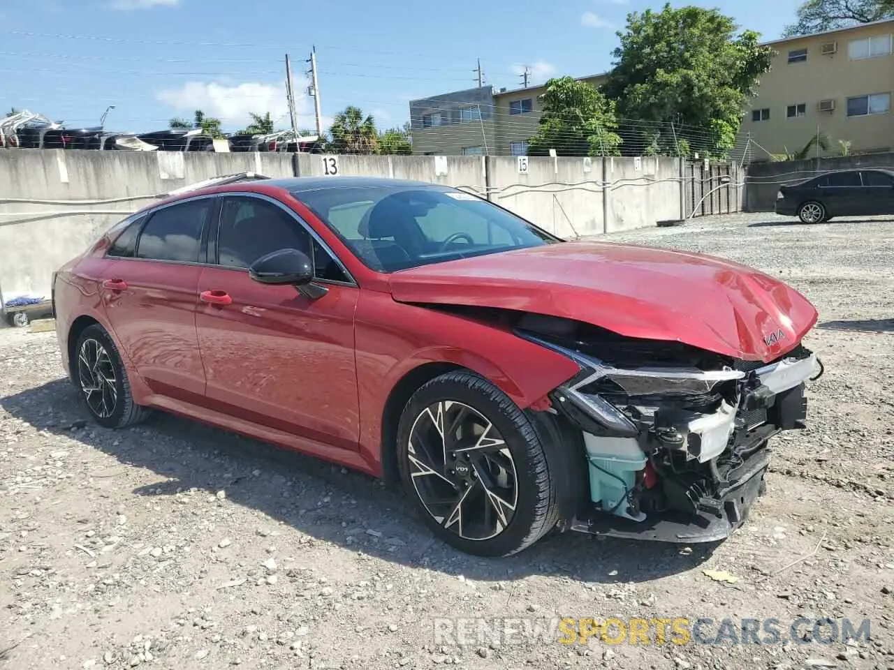 4 fotografías del automóvil dañado KNAG64J79S5281041 KIA K5 2025