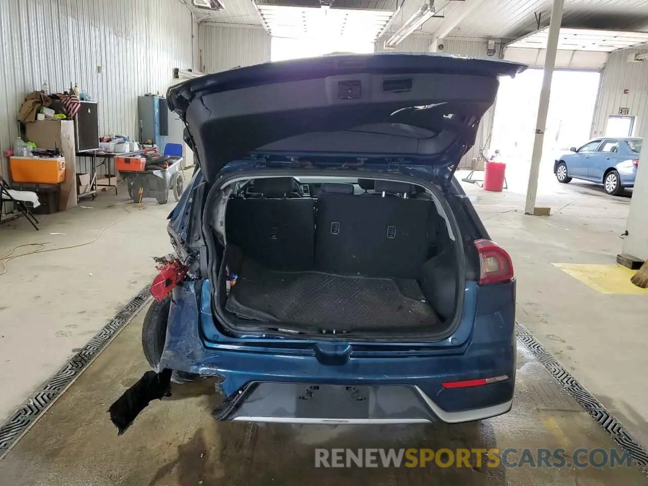 6 fotografías del automóvil dañado KNDCB3LC0K5265862 KIA NIRO 2019