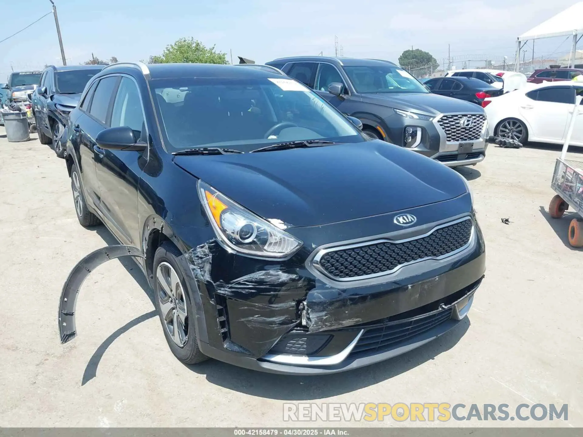 1 fotografías del automóvil dañado KNDCB3LC0K5290177 KIA NIRO 2019
