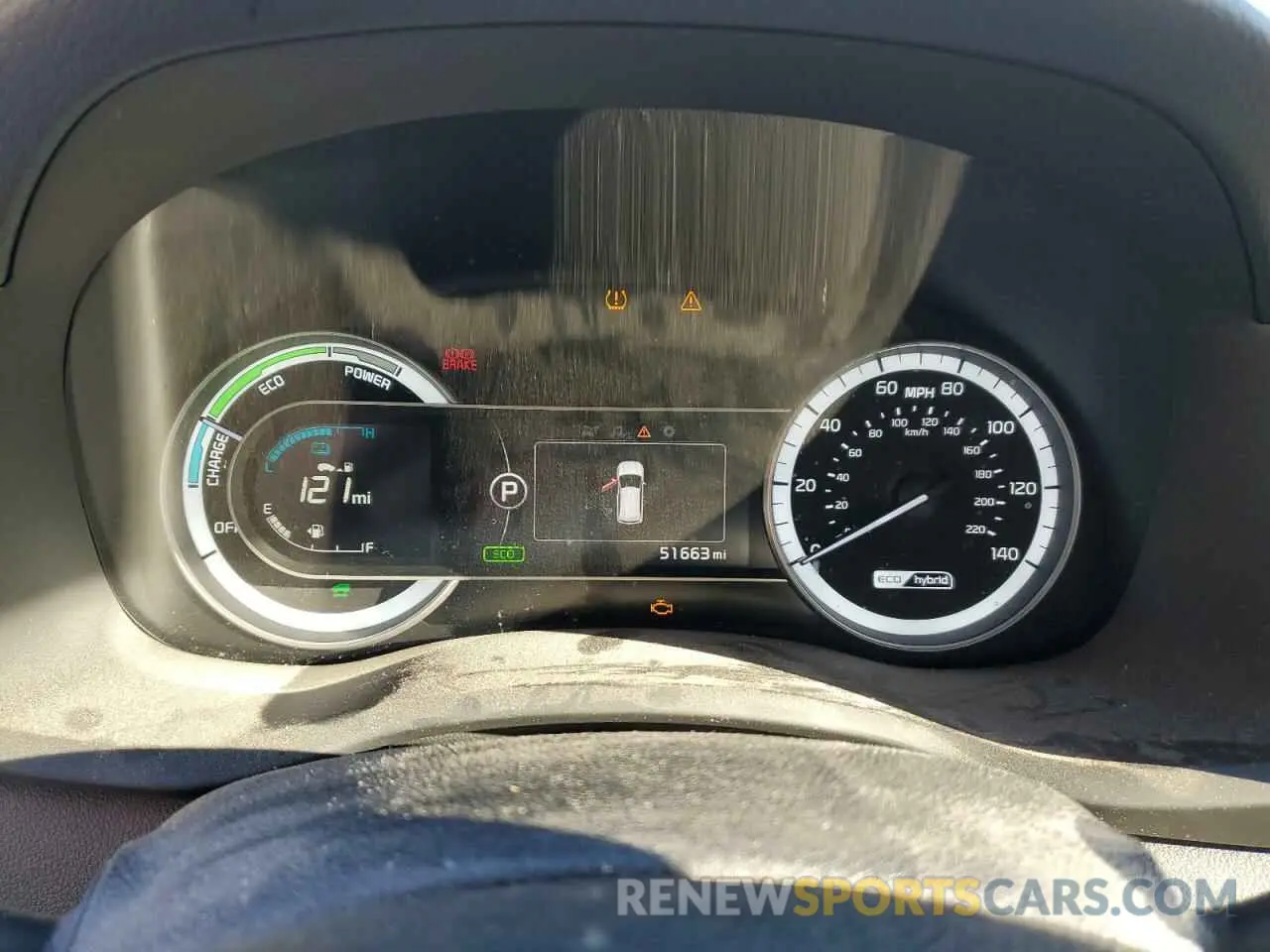 9 fotografías del automóvil dañado KNDCB3LC1K5242588 KIA NIRO 2019