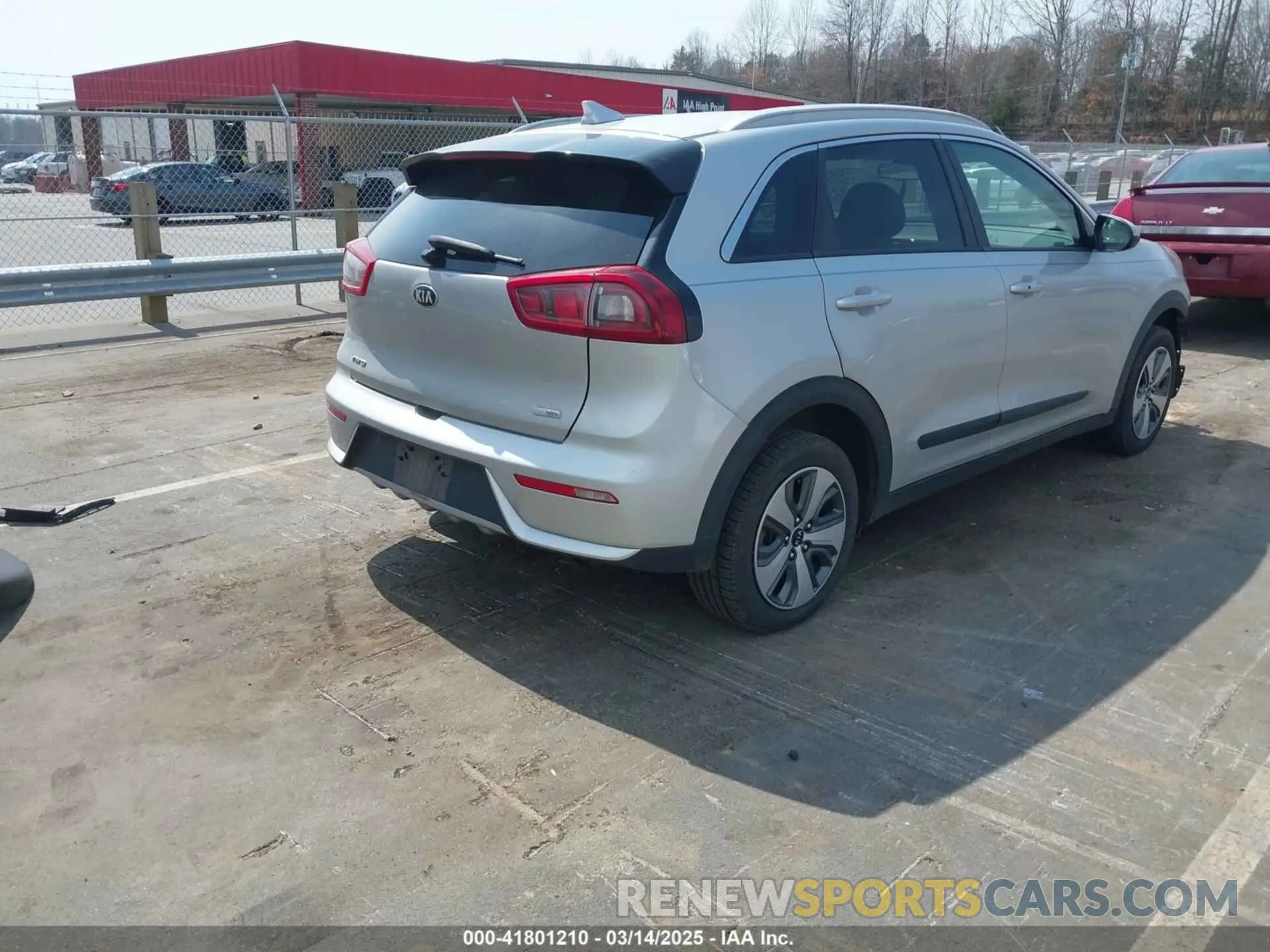 4 fotografías del automóvil dañado KNDCB3LC1K5262906 KIA NIRO 2019
