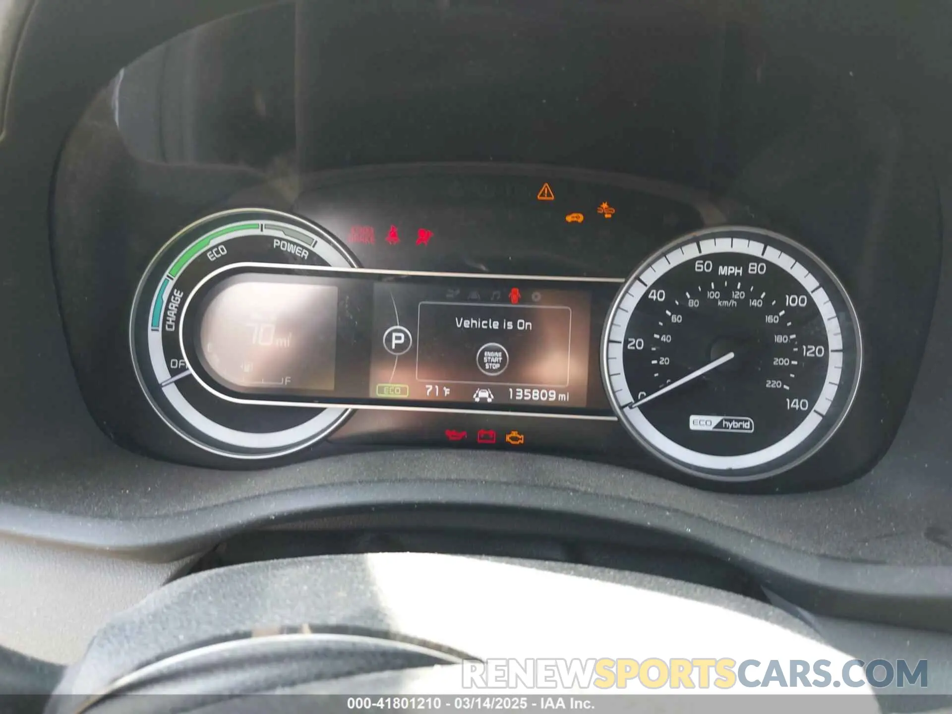 7 fotografías del automóvil dañado KNDCB3LC1K5262906 KIA NIRO 2019