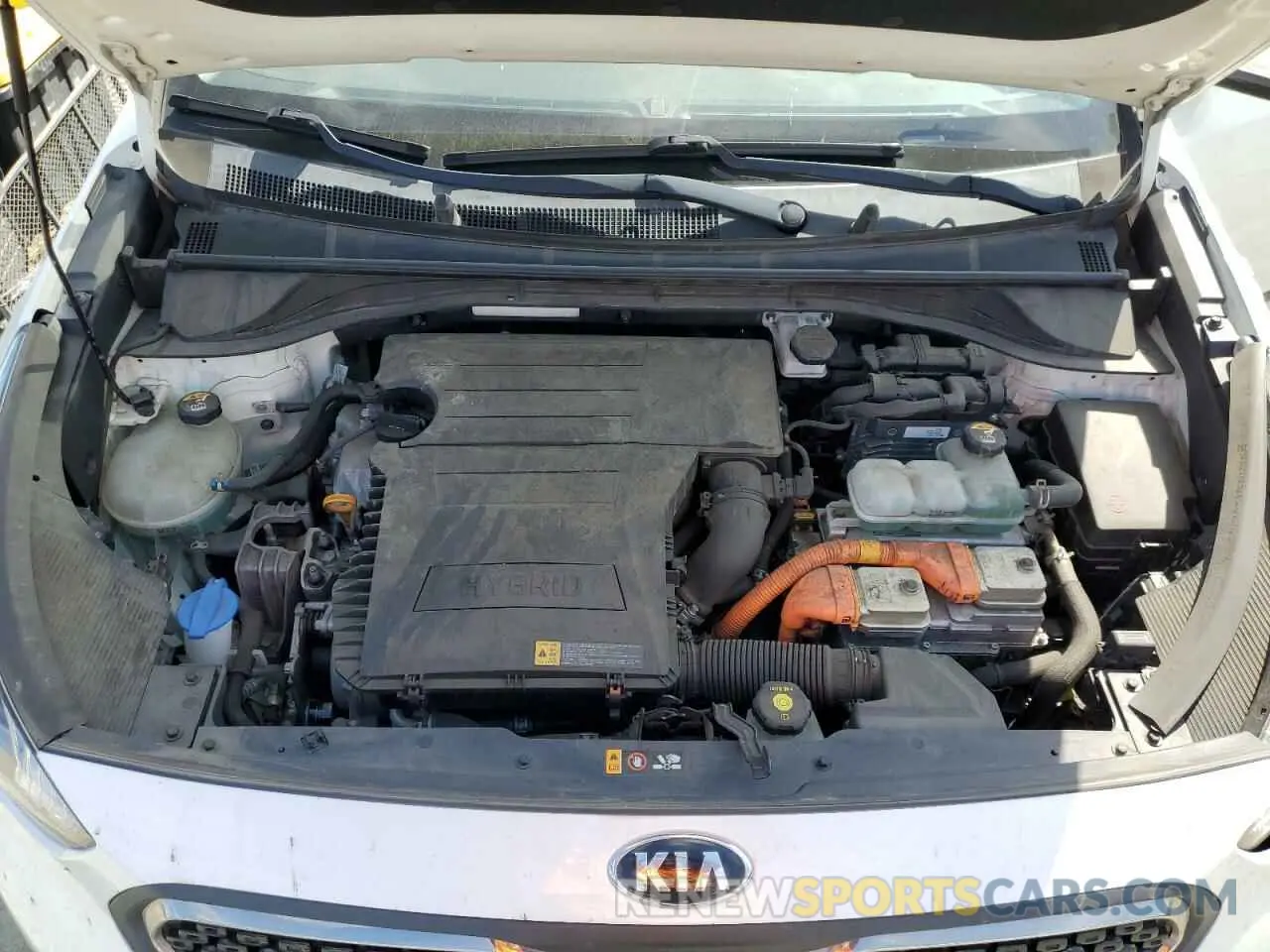 12 fotografías del automóvil dañado KNDCB3LC1K5266082 KIA NIRO 2019