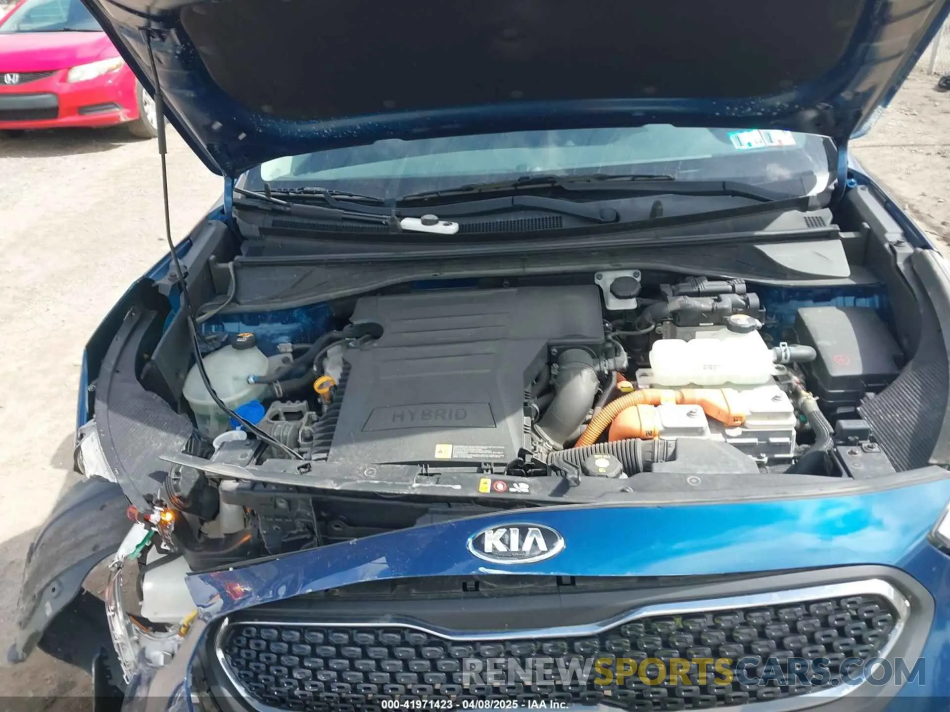 10 fotografías del automóvil dañado KNDCB3LC1K5310517 KIA NIRO 2019