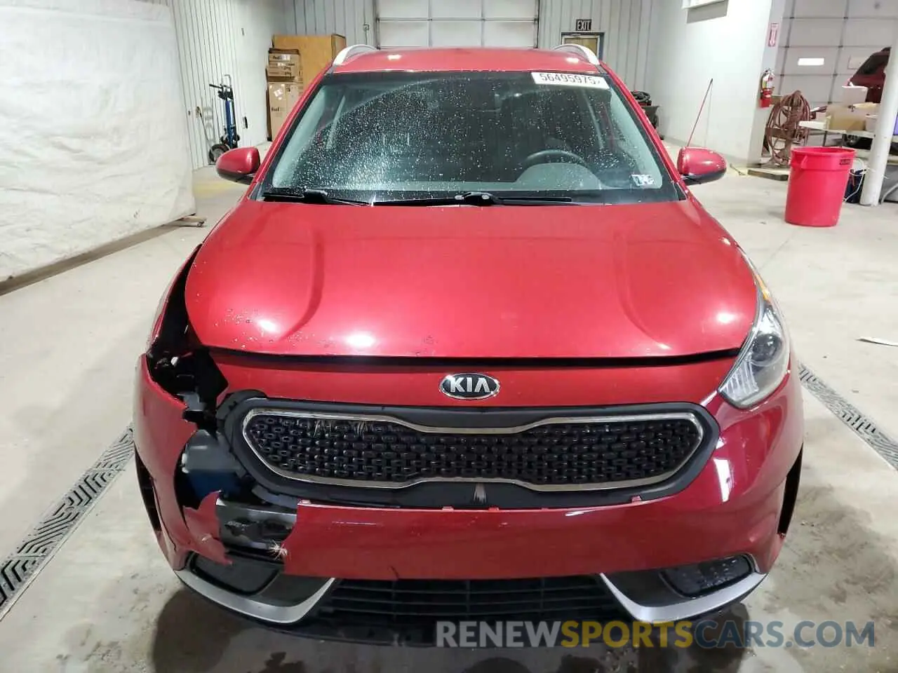 5 fotografías del automóvil dañado KNDCB3LC3K5249123 KIA NIRO 2019