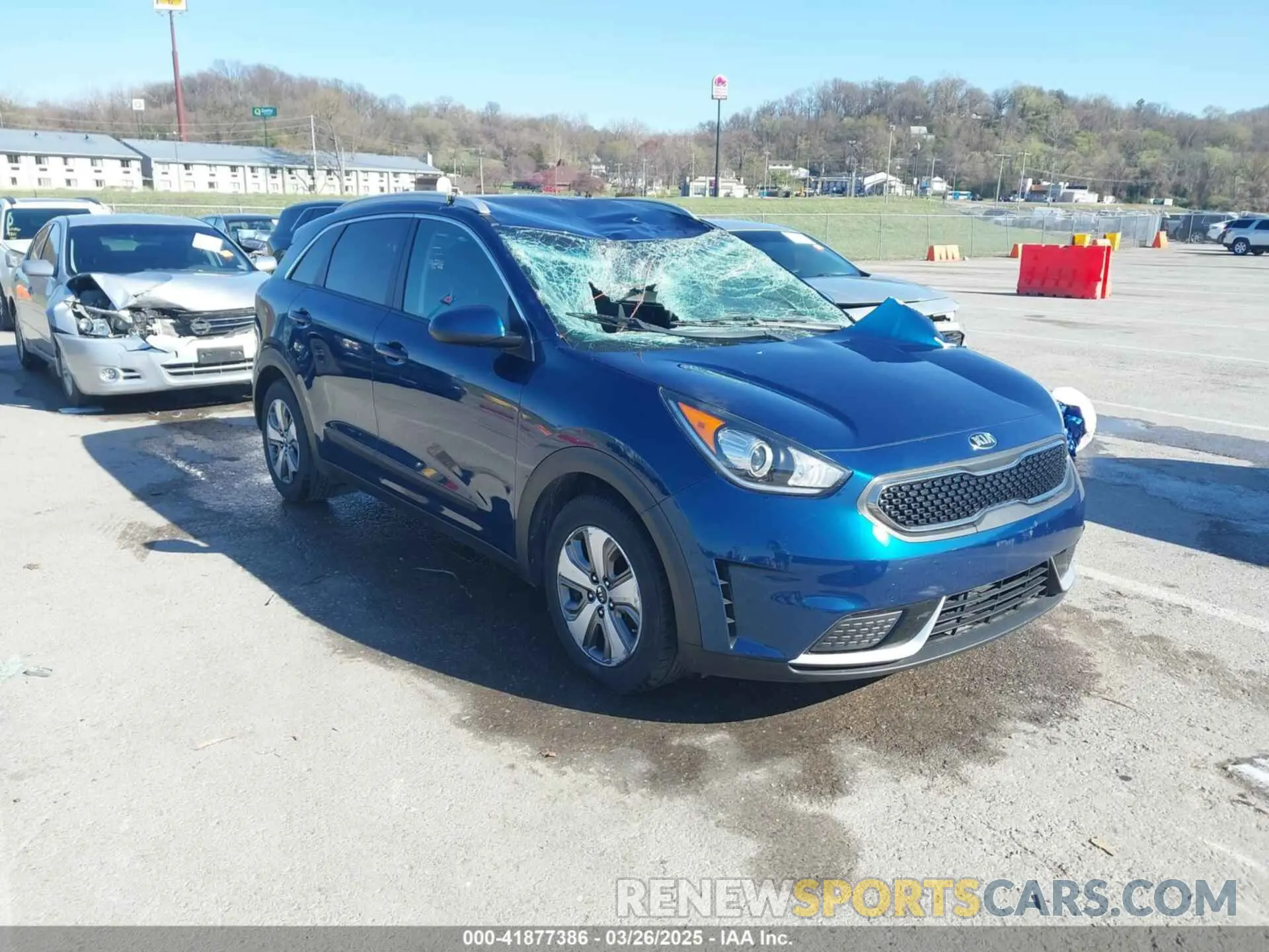 1 fotografías del automóvil dañado KNDCB3LC3K5256718 KIA NIRO 2019