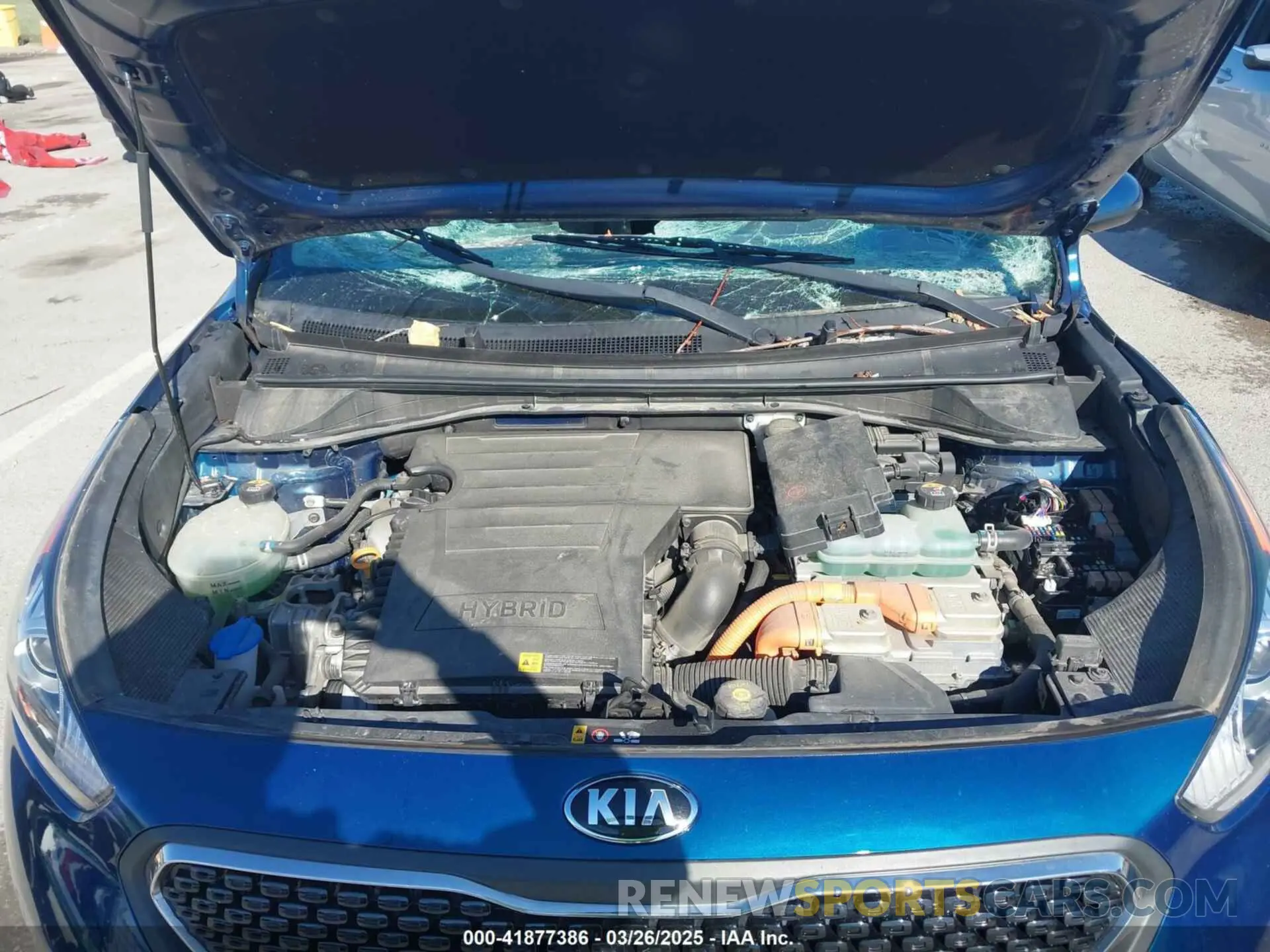 10 fotografías del automóvil dañado KNDCB3LC3K5256718 KIA NIRO 2019