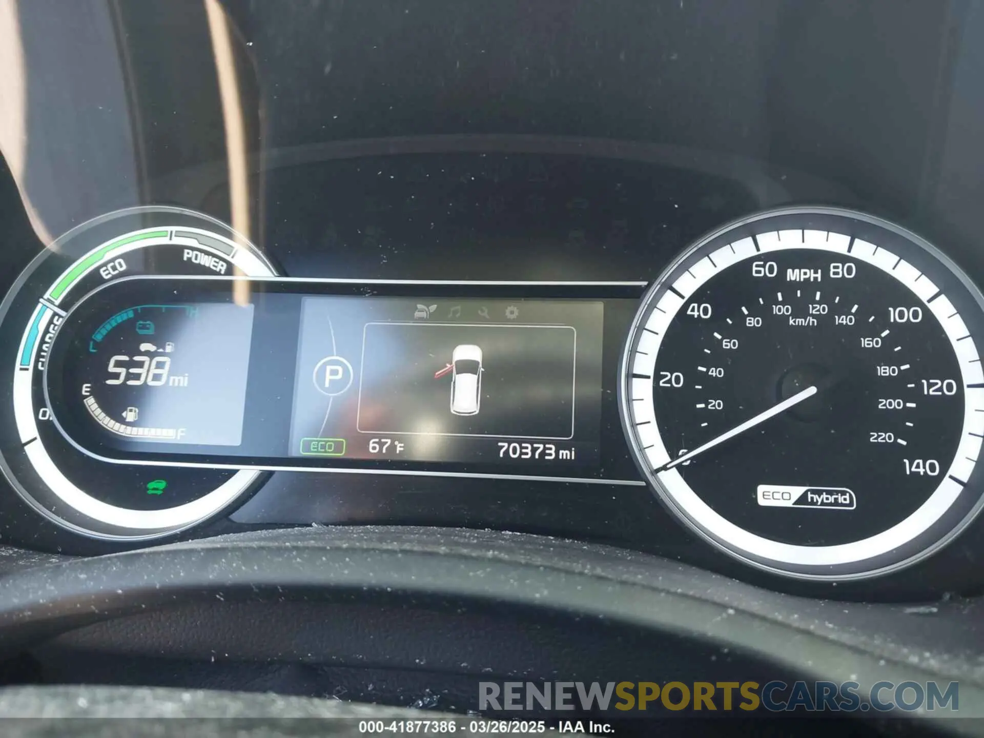7 fotografías del automóvil dañado KNDCB3LC3K5256718 KIA NIRO 2019