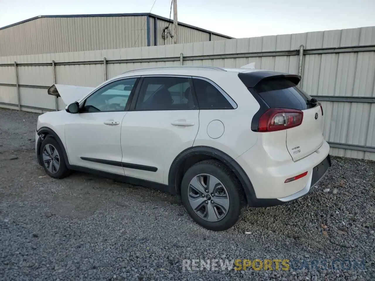 2 fotografías del automóvil dañado KNDCB3LC4K5250393 KIA NIRO 2019