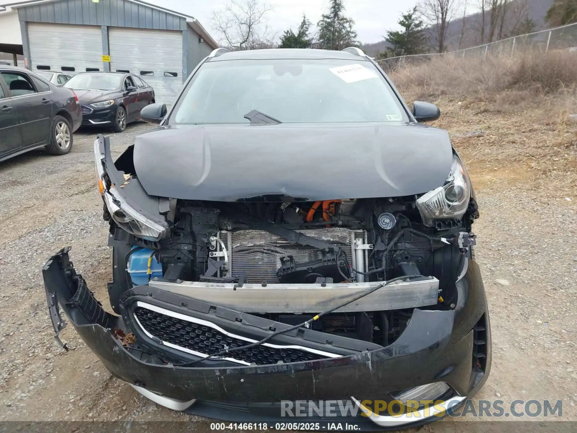 12 fotografías del automóvil dañado KNDCB3LC4K5326047 KIA NIRO 2019