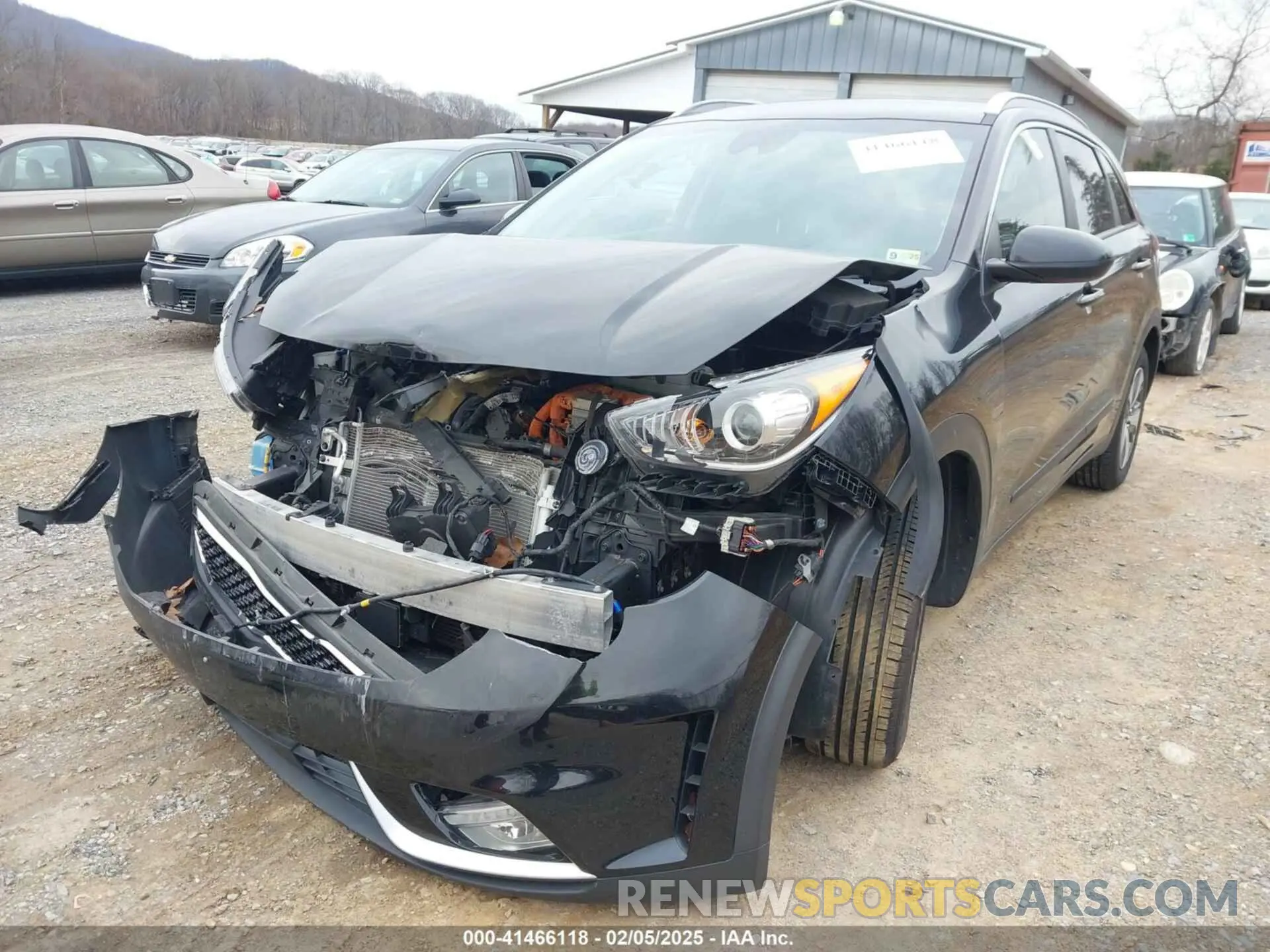 6 fotografías del automóvil dañado KNDCB3LC4K5326047 KIA NIRO 2019