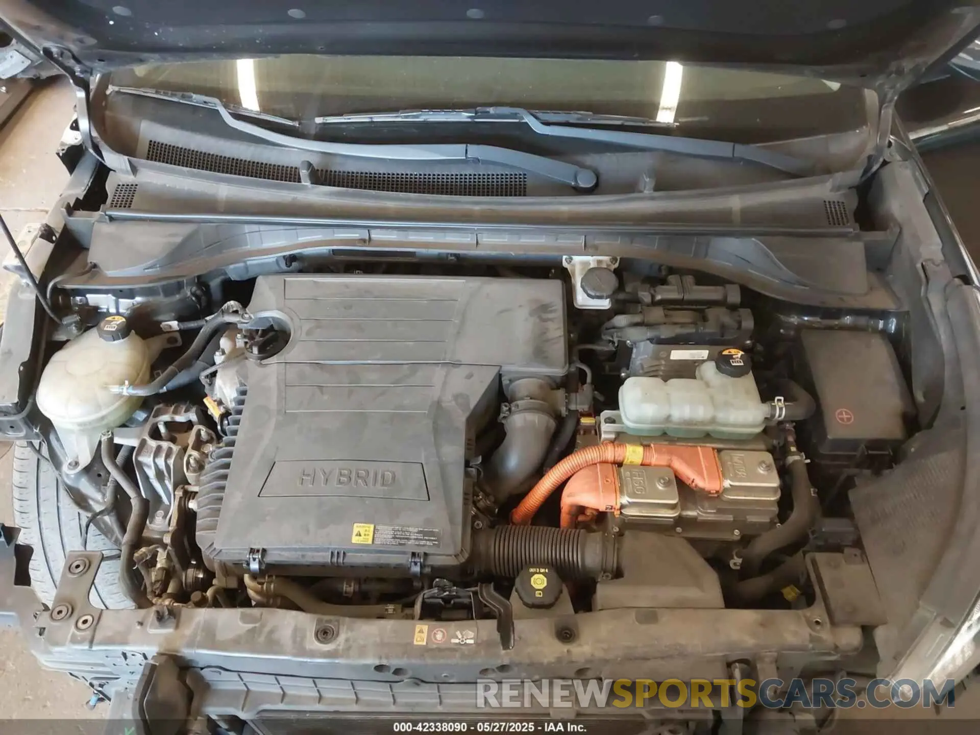 10 fotografías del automóvil dañado KNDCB3LC6K5252775 KIA NIRO 2019