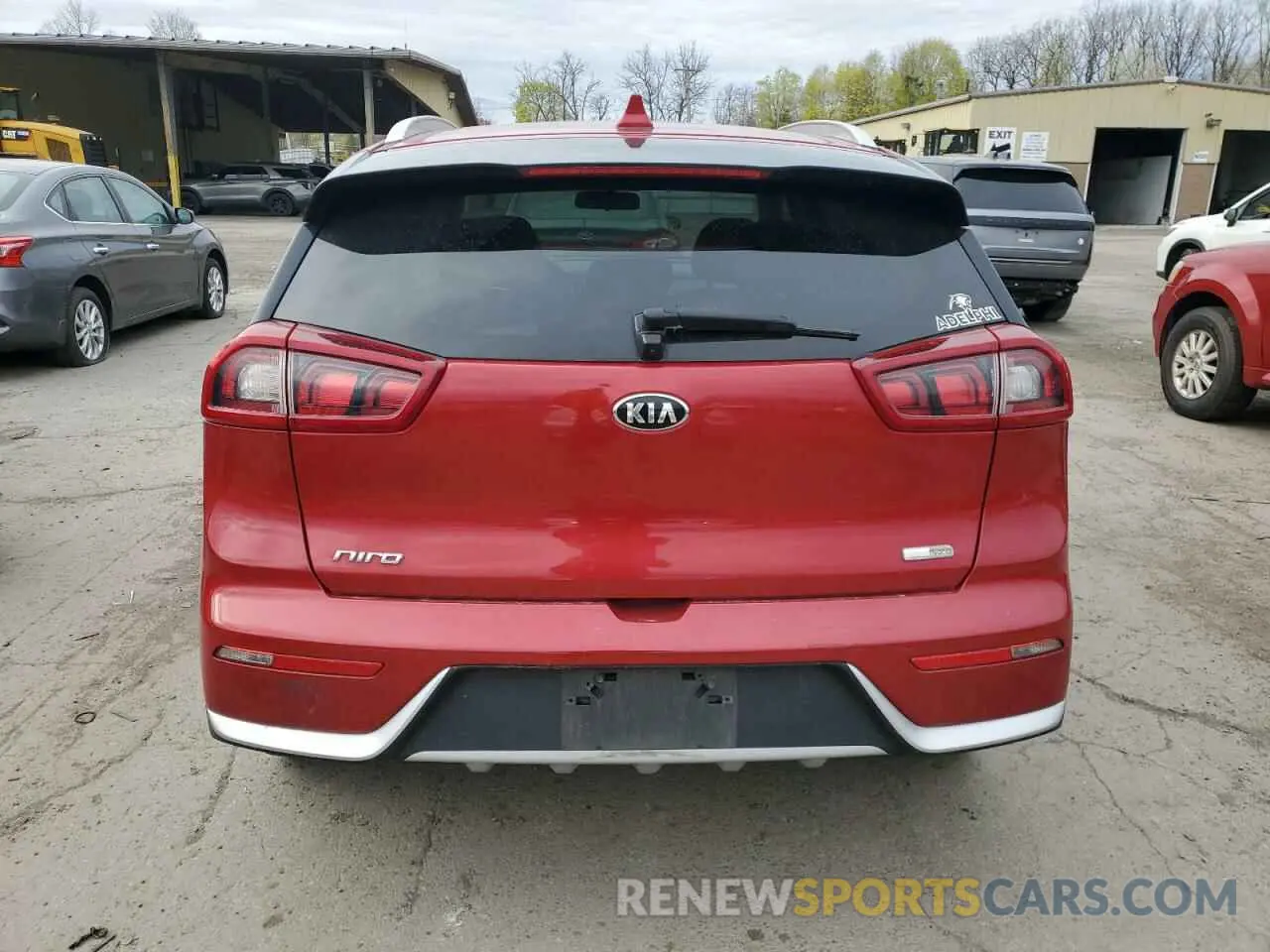 6 fotografías del automóvil dañado KNDCB3LC7K5219154 KIA NIRO 2019