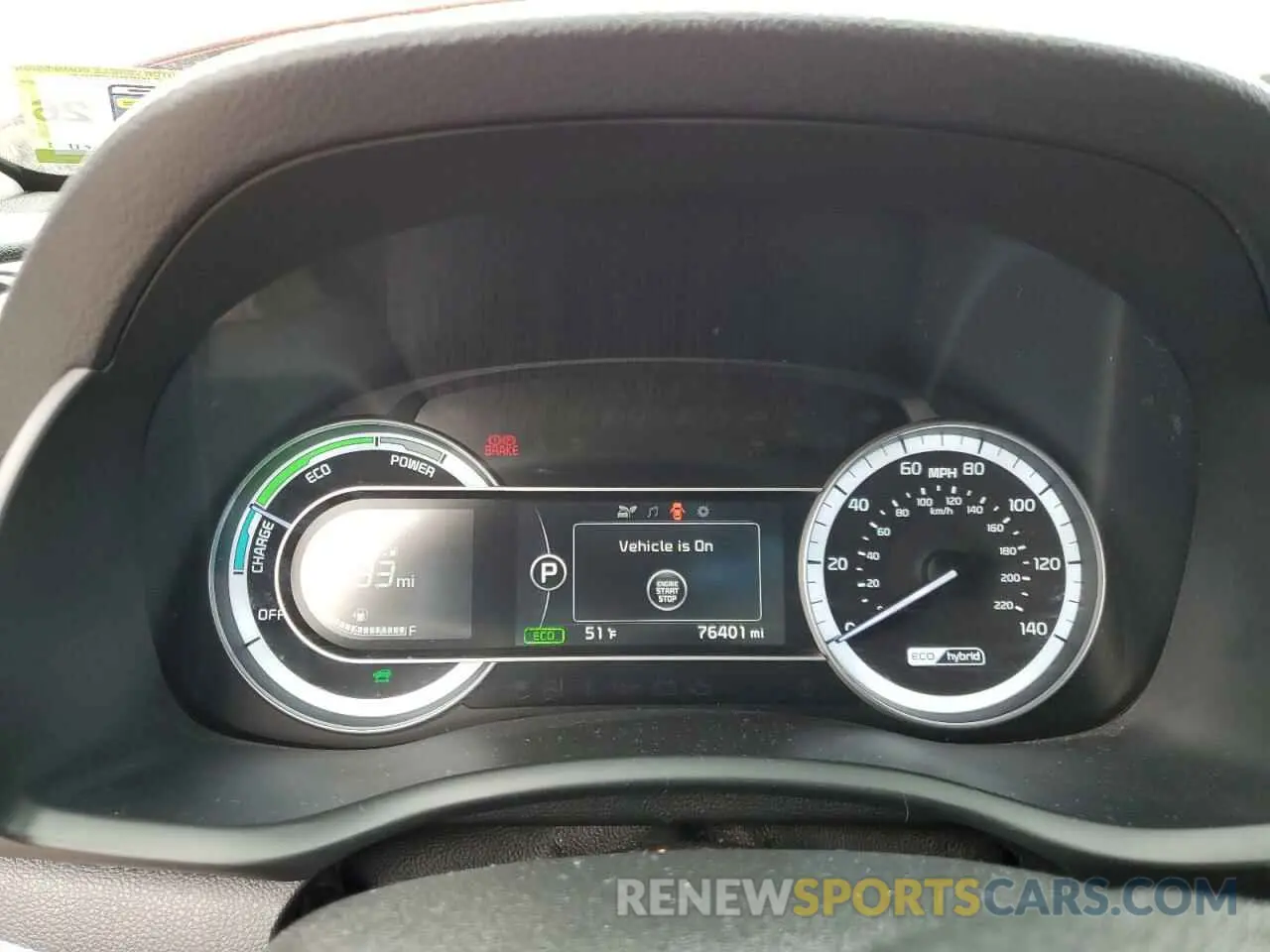 9 fotografías del automóvil dañado KNDCB3LC7K5219154 KIA NIRO 2019