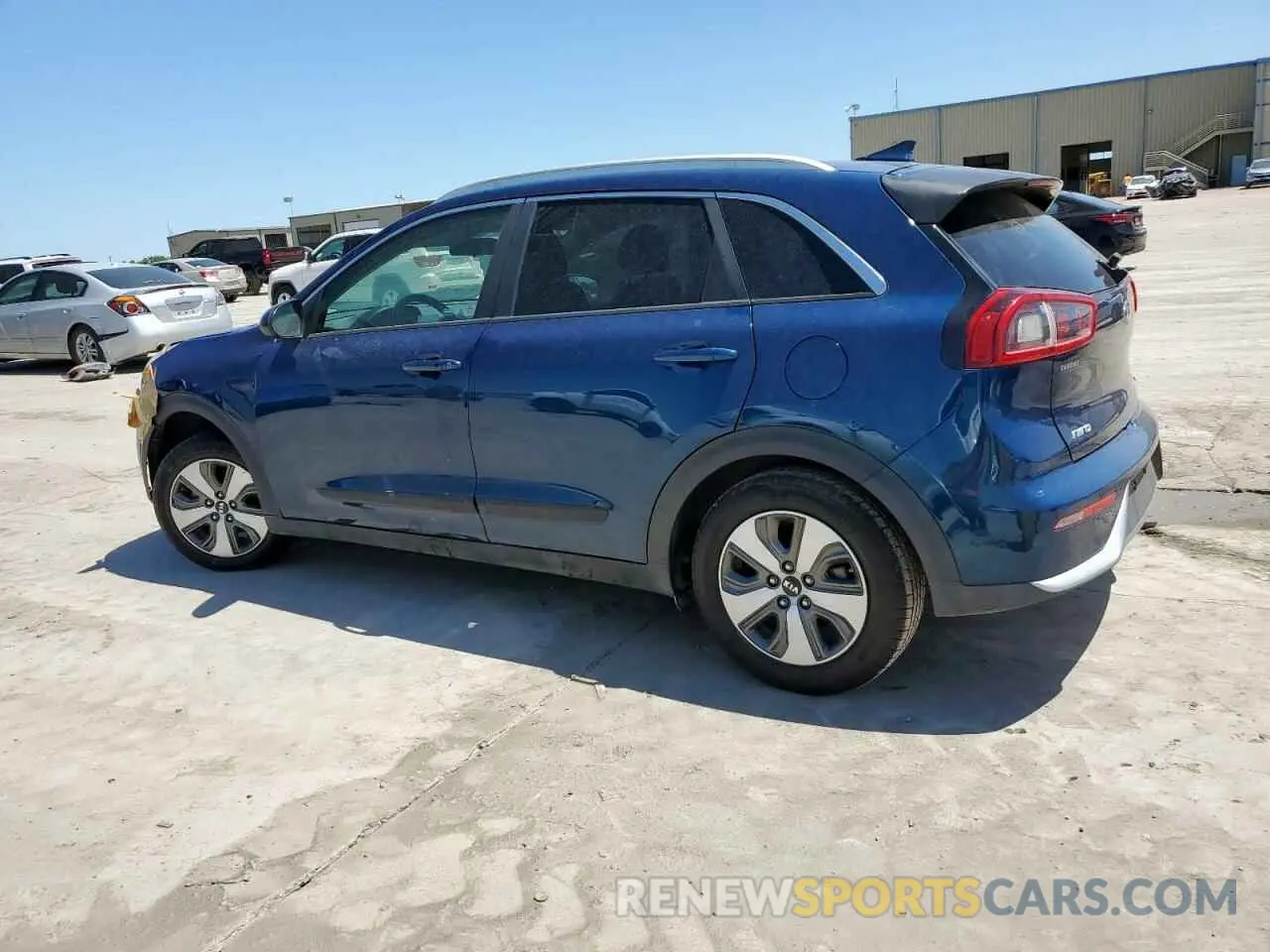 2 fotografías del automóvil dañado KNDCB3LC7K5231269 KIA NIRO 2019