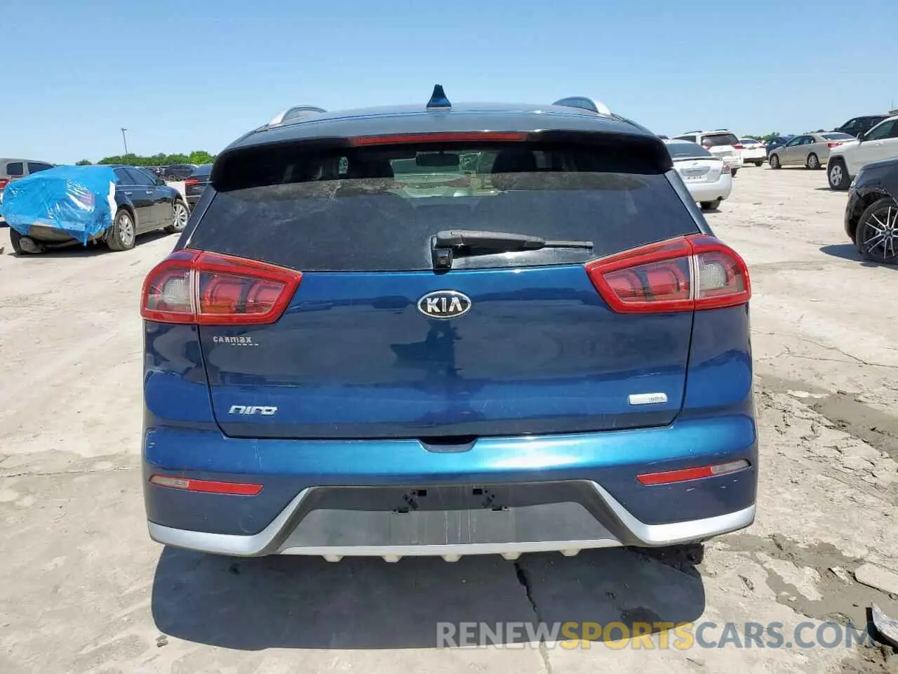 6 fotografías del automóvil dañado KNDCB3LC7K5231269 KIA NIRO 2019