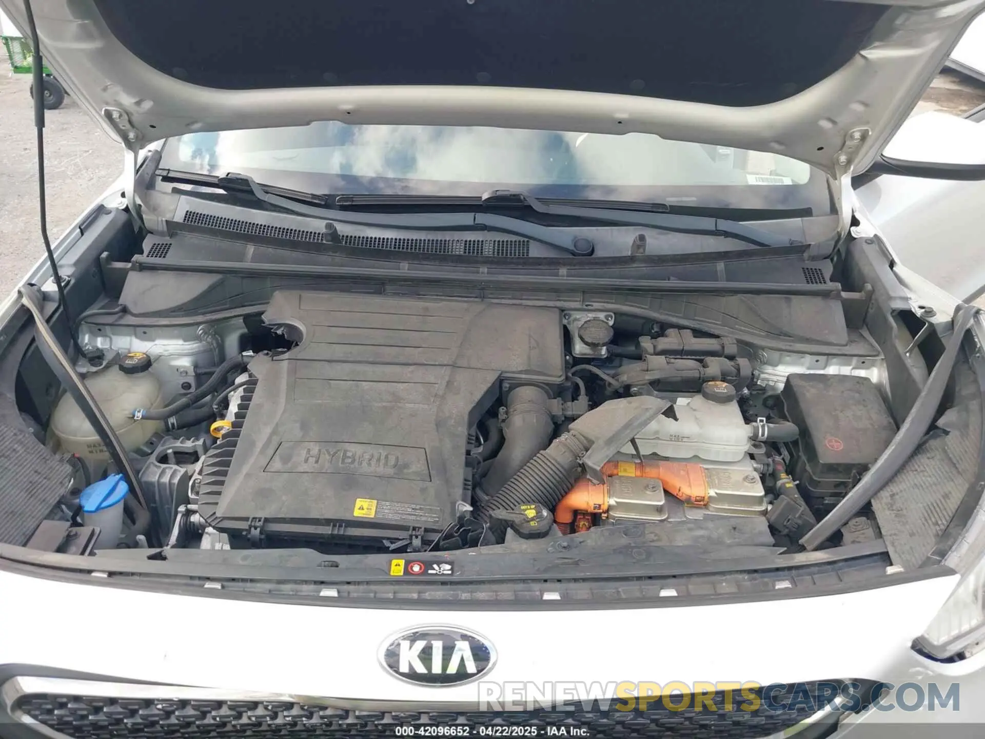 10 fotografías del automóvil dañado KNDCB3LC7K5231434 KIA NIRO 2019