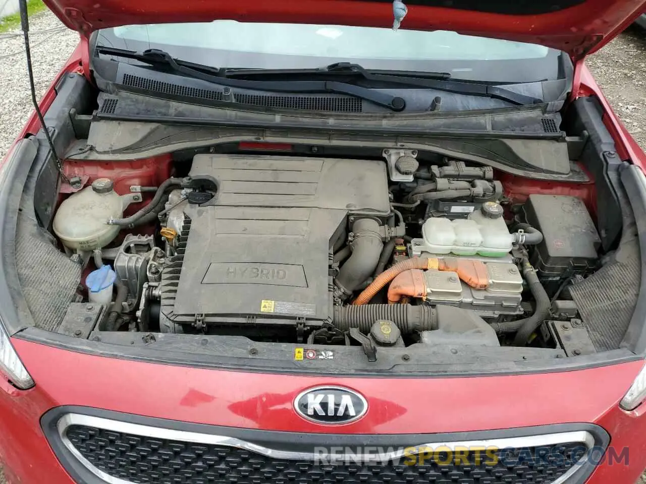 12 fotografías del automóvil dañado KNDCB3LC7K5243082 KIA NIRO 2019